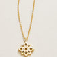 Spartina 449 Sea La Vie 18” Necklace-Never Give Up/Lotus-Gold