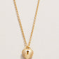 Spartina 449 Sea La Vie 18" Necklace - Best Friends/Heart Key (2 piece set) - Gold