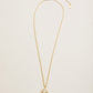 Spartina 449 Sea La Vie 18” Necklace-Treasured/Sand Dollar - Gold