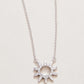 Spartina 449 Sea La Vie 18” Necklace-Sunshine/Sun - Silver