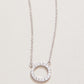 Spartina 449 Sea La Vie 18” Necklace -Thankful/Ring-Silver