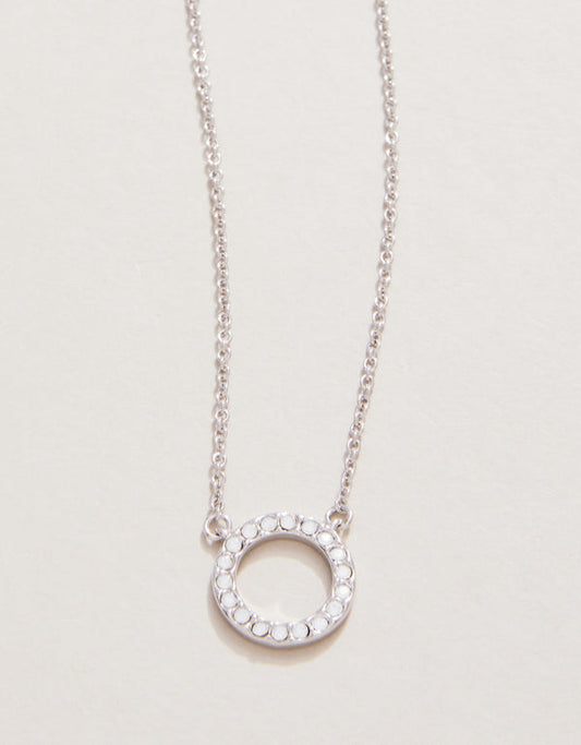 Spartina 449 Sea La Vie 18” Necklace -Thankful/Ring-Silver