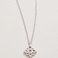 Spartina 449 Sea La Vie 18” Necklace -Never Give Up/Lotus-Silver
