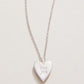 Spartina 449 Sea La Vie 18" Necklace - Mama/Heart-Silver
