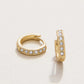 Spartina 449 Sea La Vie Hoop Earrings-Thankful/Ring-Gold