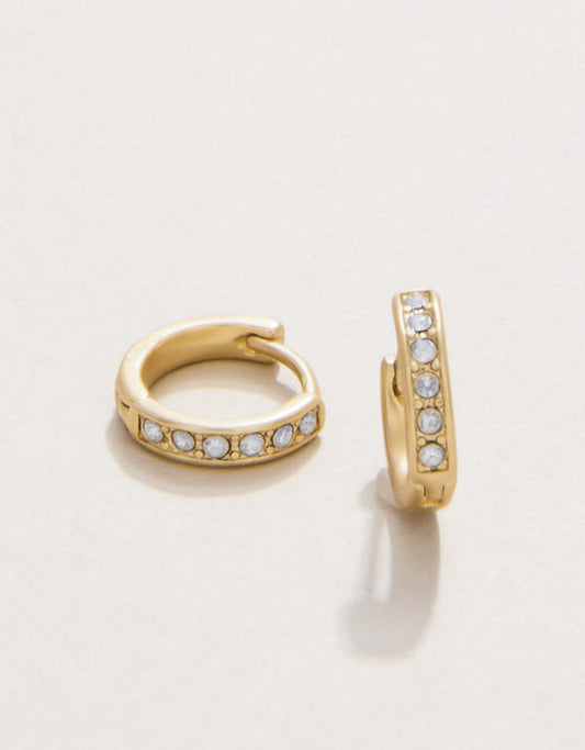 Spartina 449 Sea La Vie Hoop Earrings-Thankful/Ring-Gold