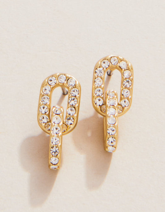 Spartina 449 Sea La Vie Stud Earring-Unbreakable/Links-Gold