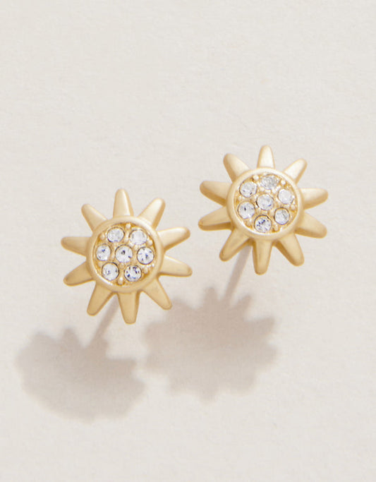 Spartina 449 Sea La Vie Stud Earrings - Sun/Sunshine-Gold
