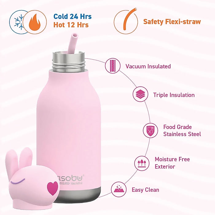 ASOBU Bestie Water Bottle - Giraffe