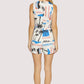 Lost + Wander “Azure Paradiso” Romper - Cream/Blue