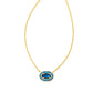 Kendra Scott Elisa Crystal Frame Pendant Necklace- 5 Colors