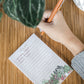 1 Canoe 2 "Planty To Do" Houseplants Notepad