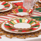 Sophistiplate “Joyful Christmas” Scalloped Salad Plate