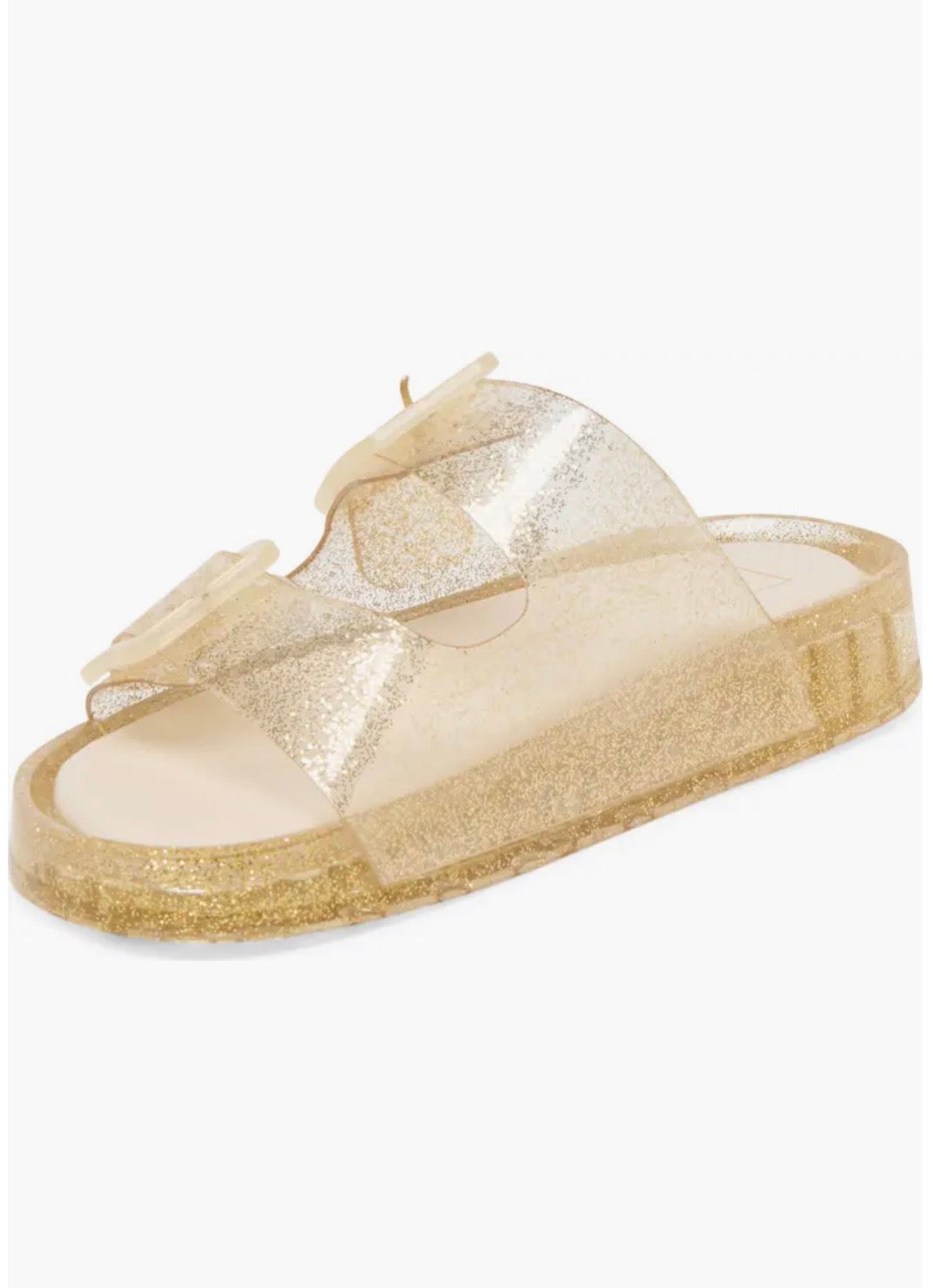 Dolce Vita "Julio" Vinyl Sandal-Gold