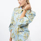 Ivy Jane "Spring Bounty" Blouse-Blue