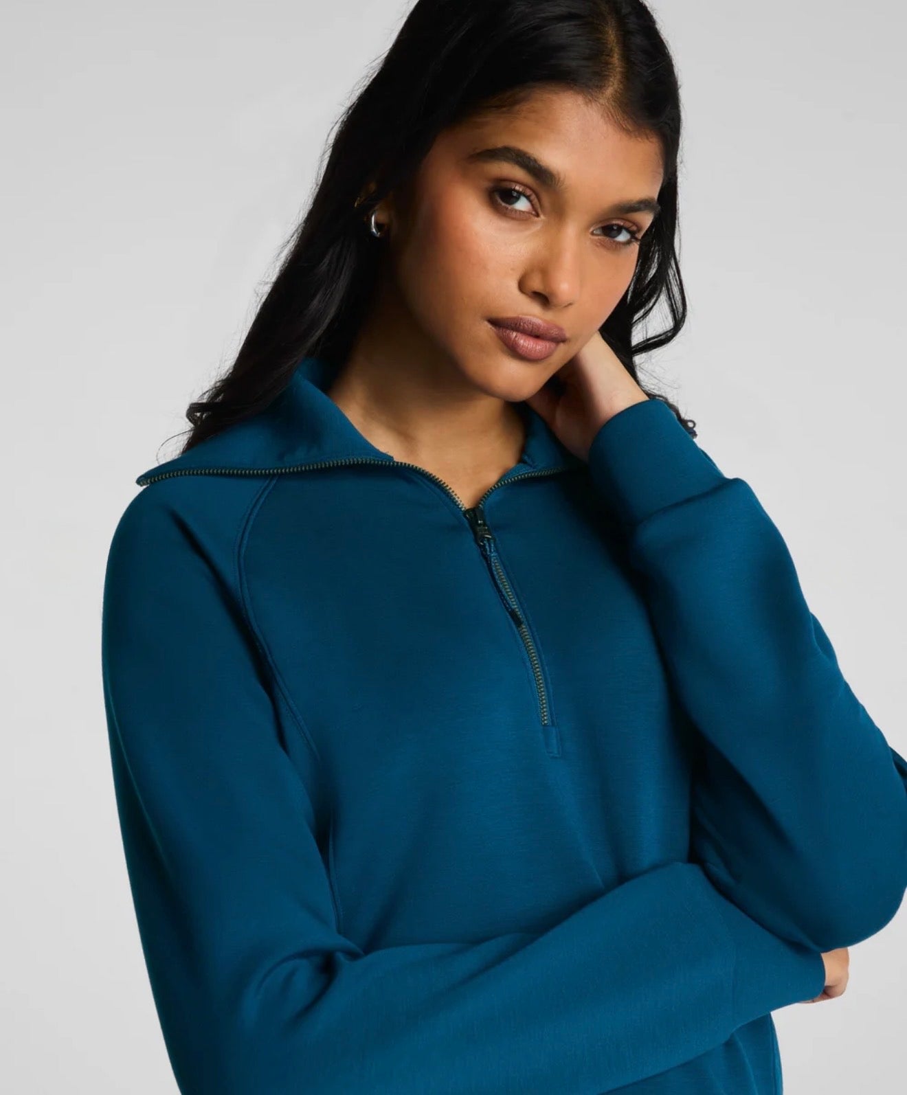 Spanx AirEssentials® Half Zip - Deep Cove