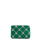 Shiraleah Tinsel Bow Zip Pouch-Green