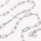 Rizen Chain Breaker Cross Necklace-Silver