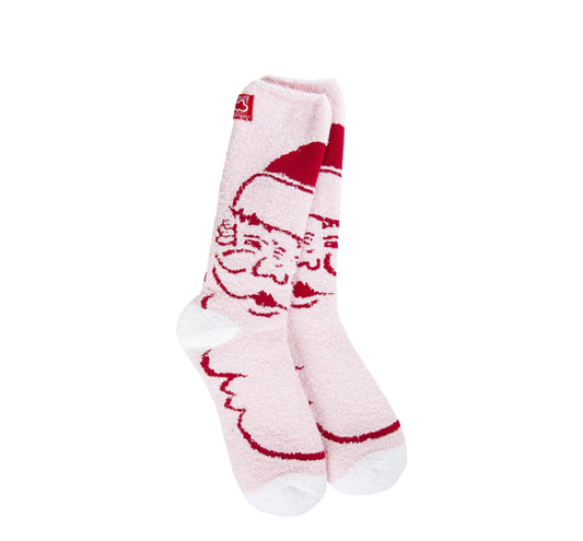 Crescent Sock Co. "Santa" -Pink