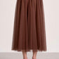 Elan Tulle Skirt-Chocolate
