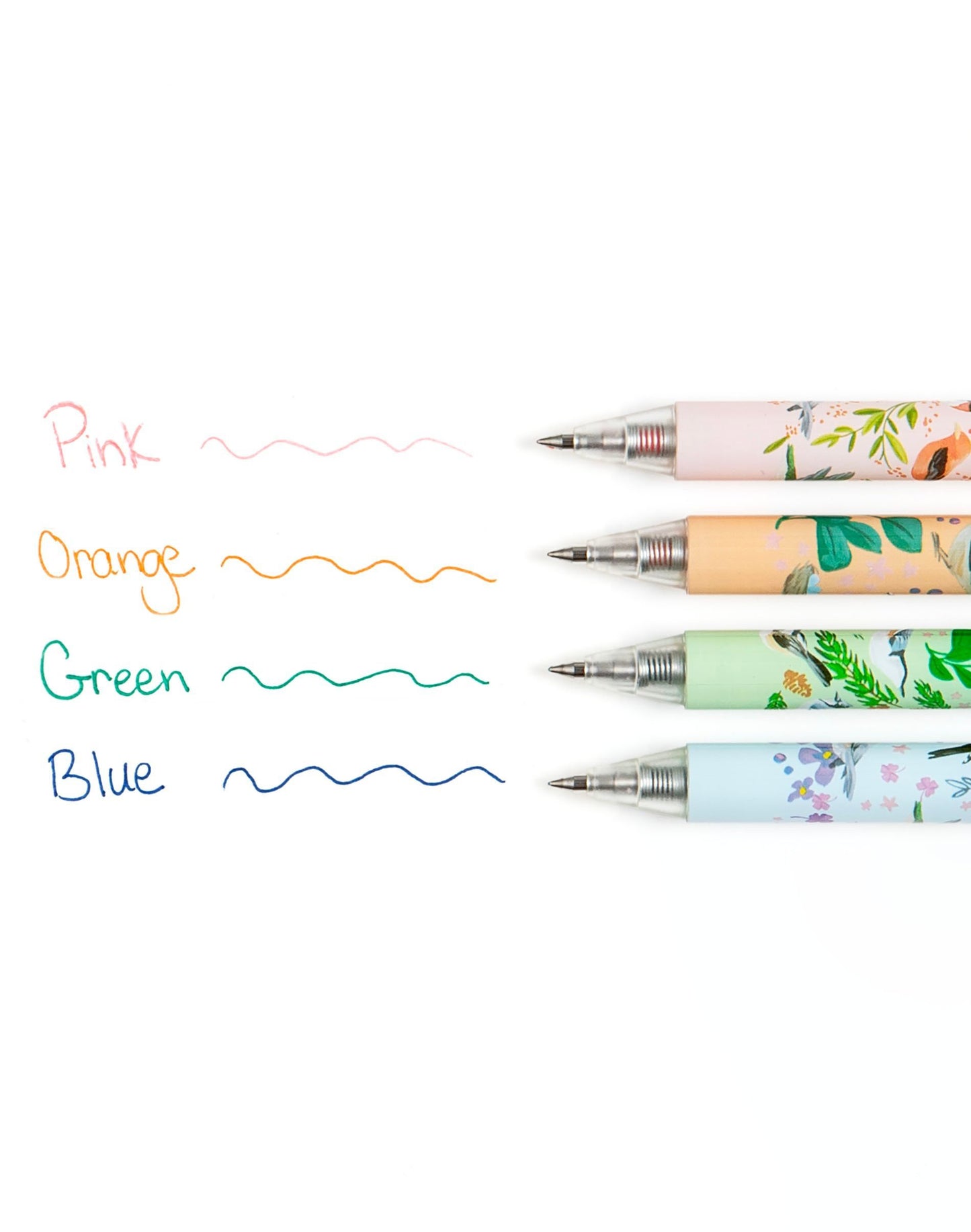 1 Canoe 2 "Feathered Friends" Bird Gel Pens (Set of 4)