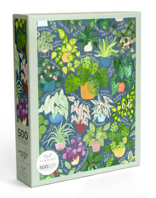 1 Canoe 2 "Houseplant Jungle" 500 Piece Puzzle