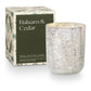 Illume "Cedar & Balsam" Small Boxed Crackle Glass Candle