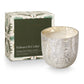 Illume "Balsam & Cedar" Large Boxed Crackle Glass Candle