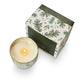 Illume "Balsam & Cedar" Large Boxed Crackle Glass Candle