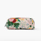 Rifle Paper Co. "Dahlia" Quilted Cosmetic Pouch-Small