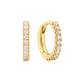 LeMel “Everyday CZ” Huggie Earrings-Gold