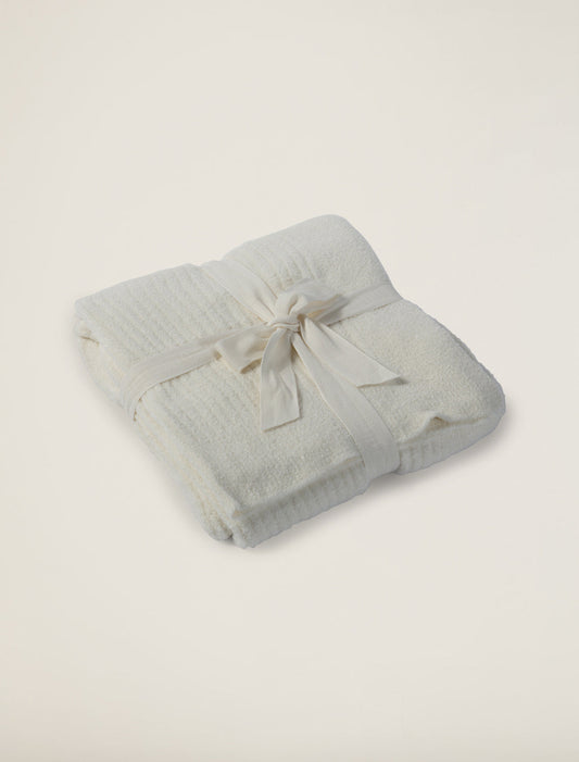 Barefoot Dreams CozyChic Lite® Ribbed Throw-Pearl