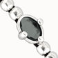 Uno de 50 “Ser Deslumbrante” (be stunning) Stretch Bracelet- Silver/Black