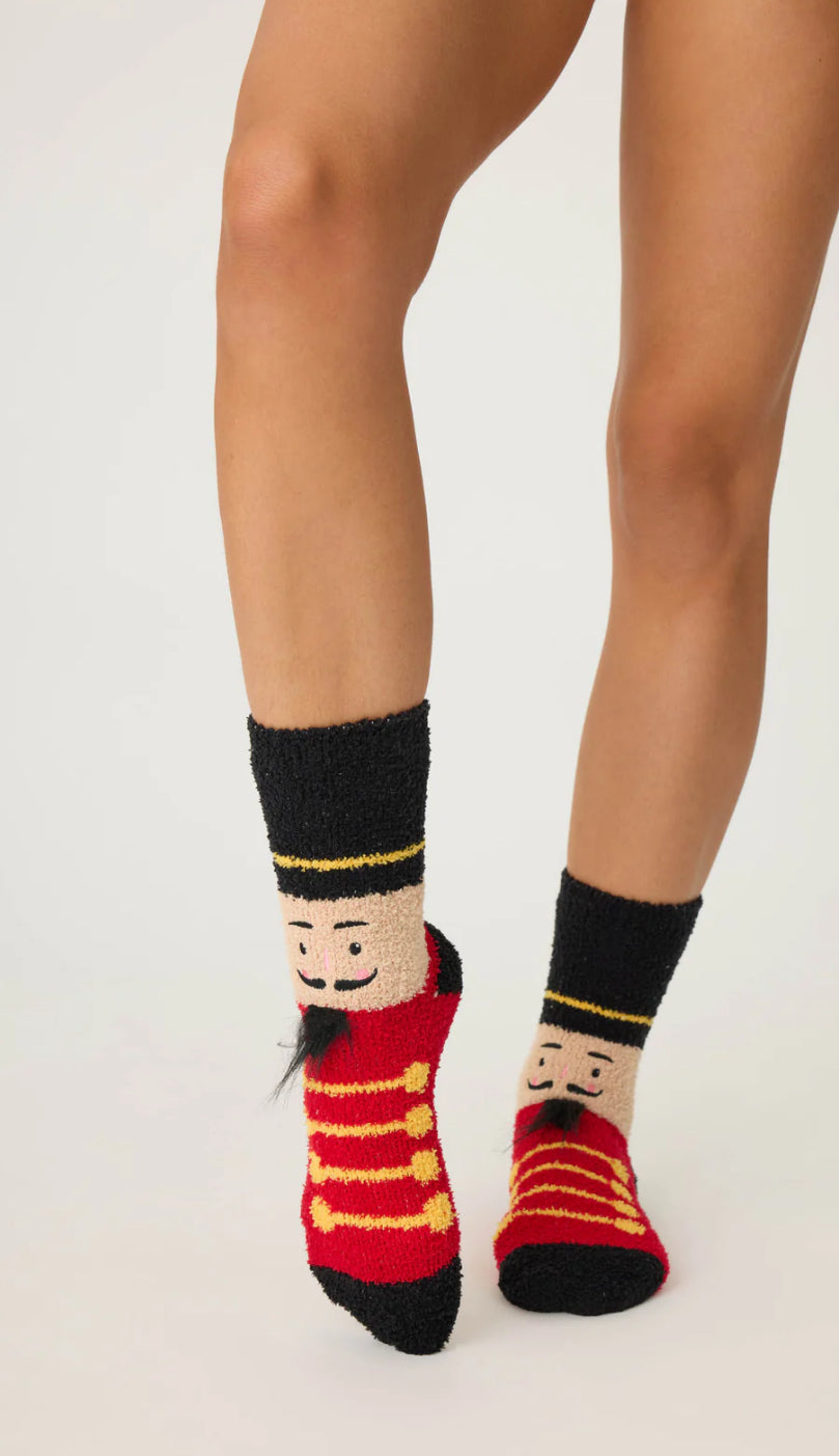 PJ Salvage "Nutcracker" Socks-Black