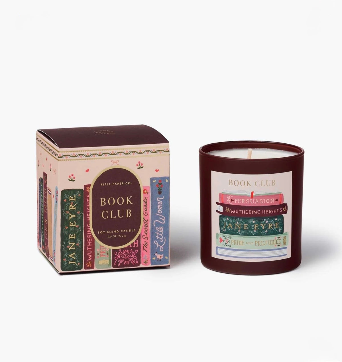 Rifle Paper Co. "Ladies Night Book Club" 9.5oz Glass Candle