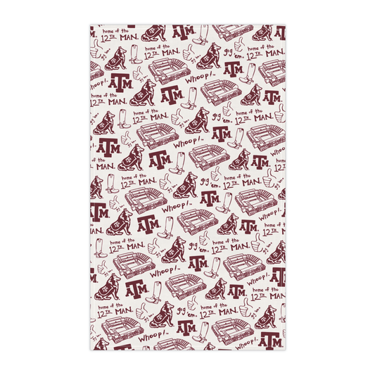 Victory Lap Kitchen Towel-Texas A&M