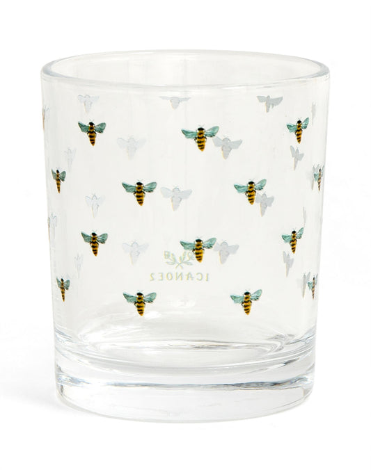 1 Canoe 2 "Honey Bees" Short Juice Glass