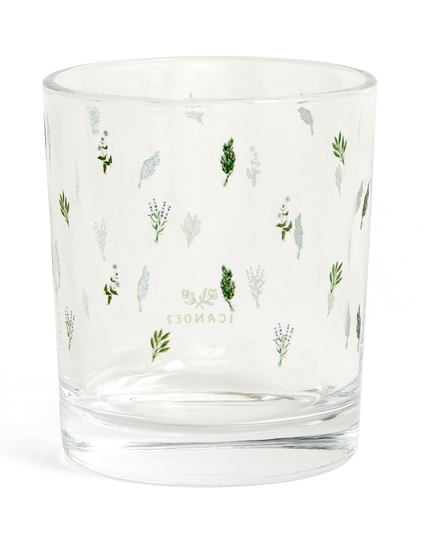1 Canoe 2 "Tiny Herbs" Short Juice Glass