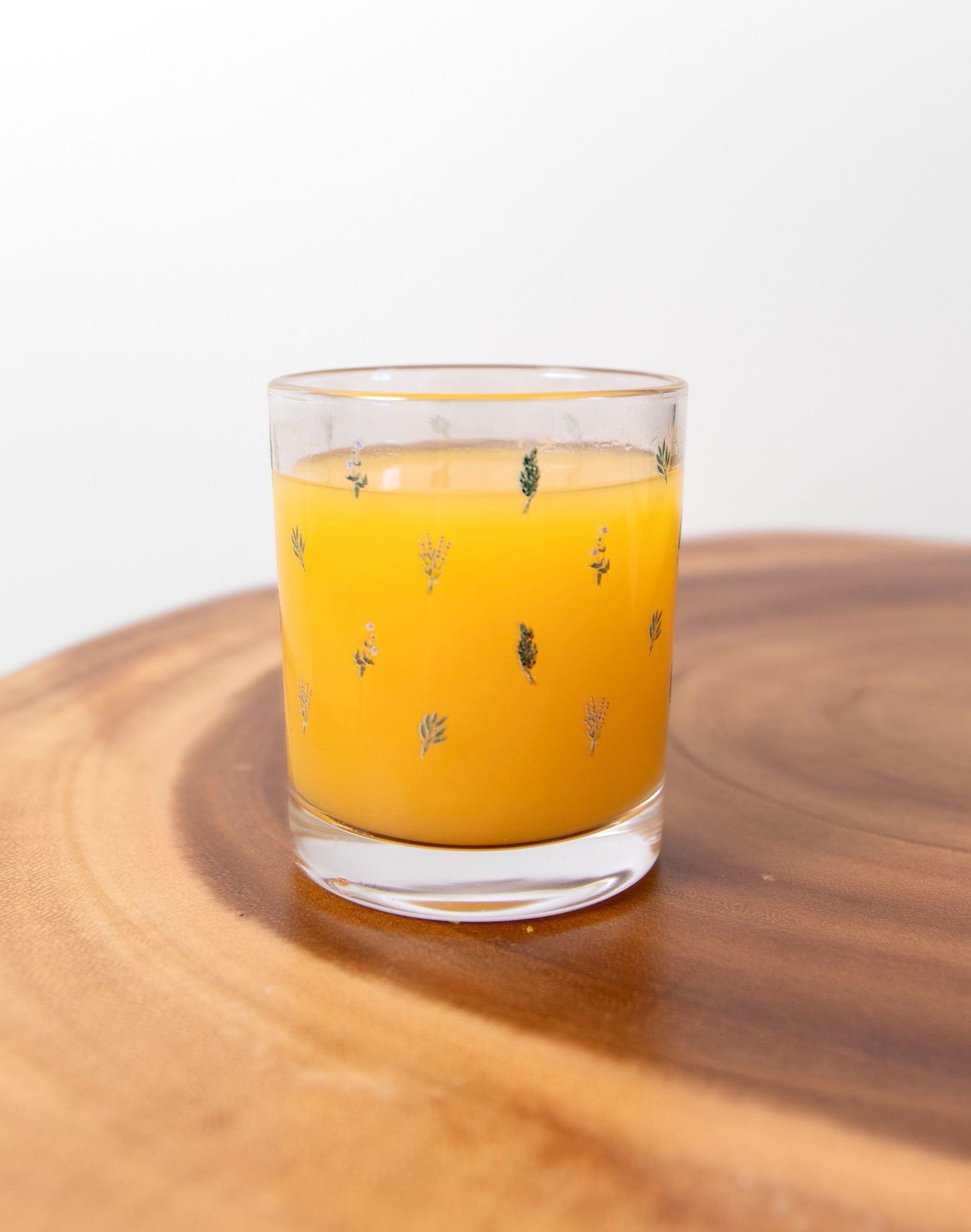 1 Canoe 2 "Tiny Herbs" Short Juice Glass