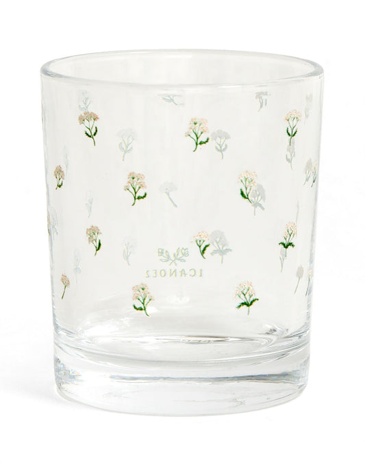 1 Canoe 2 "Little Lace Floral" Short Juice Glass
