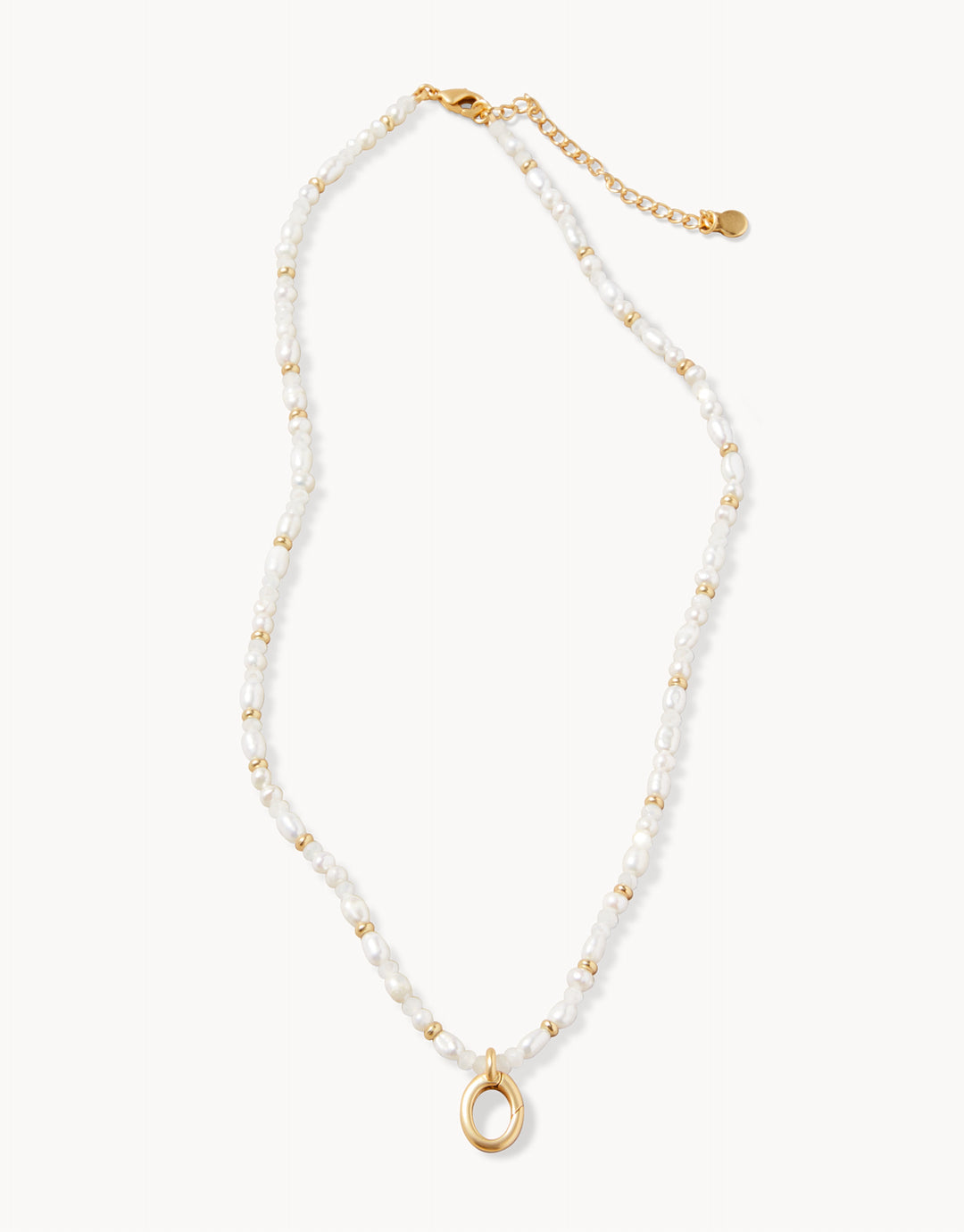 Spartina 449 Sparkly Pearl Charm Necklace