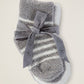 Barefoot Dreams CozyChic Lite® Infant Sock Set-Pewter/Pearl