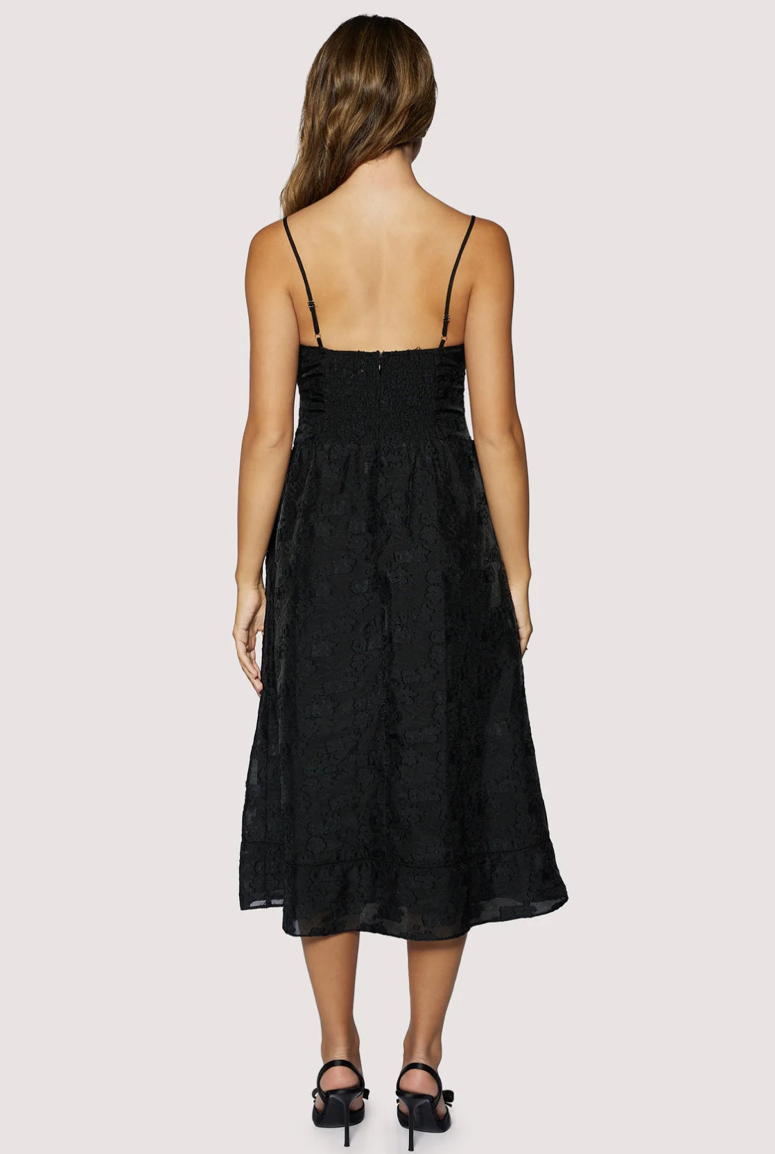 Lost + Wander “Petal Veil” Midi Dress