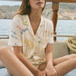 Z Supply Beach Days PJ Top-Vanilla Ice