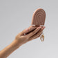 Kitsch Compact Mirror Keychain-Terracotta