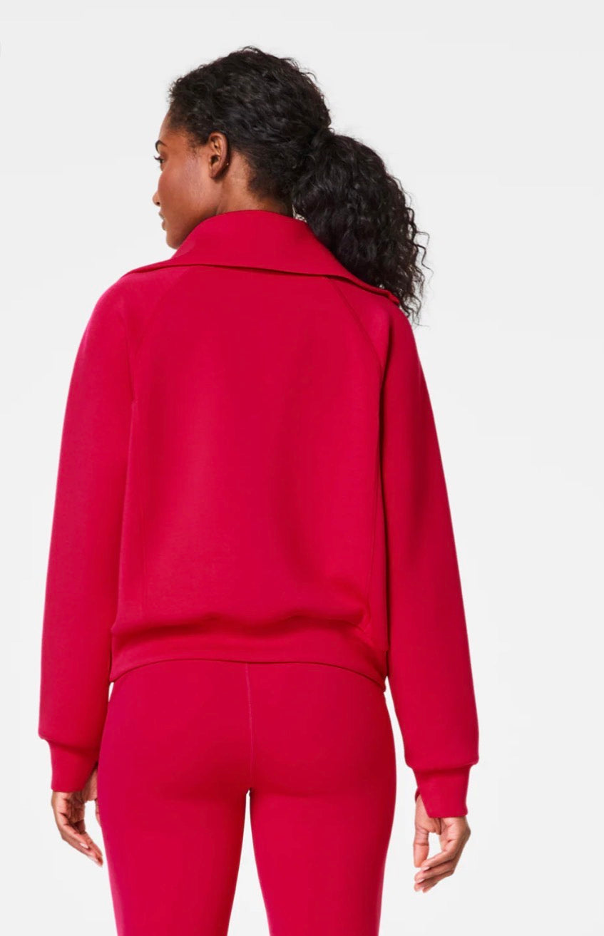 Spanx AirEssentials® Half Zip - Fuschia