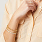 Spartina 449 Stretch Bracelet 5mm-Gold Disk