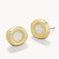 Spartina 449 Treasured Gem Stud Earrings-White Opal