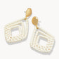 Spartina 449 Jesse Wicker Earrings-White