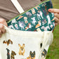 1 Canoe 2 "Furry Friends" Dogs Canvas Pouch